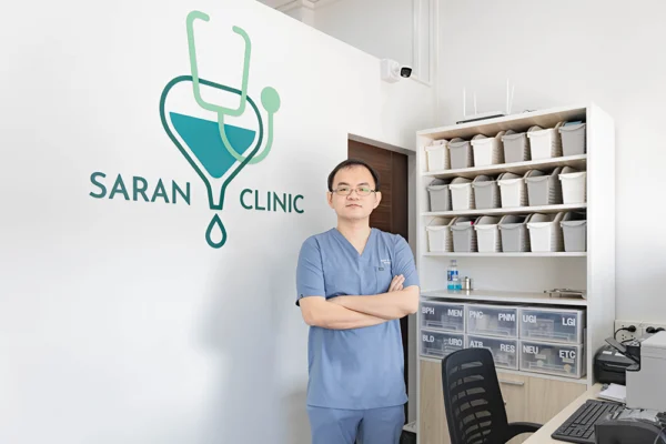 นายแพทย์ศรัณย์ มณีสุวรรณสิน ศัลยแพทย์ยูโรวิทยา คลินิกหมอศรัณย์ (หมอศรัณย์ คลินิกเฉพาะทางด้านเวชกรรมศัลยศาสตร์ยูโรวิทยา)