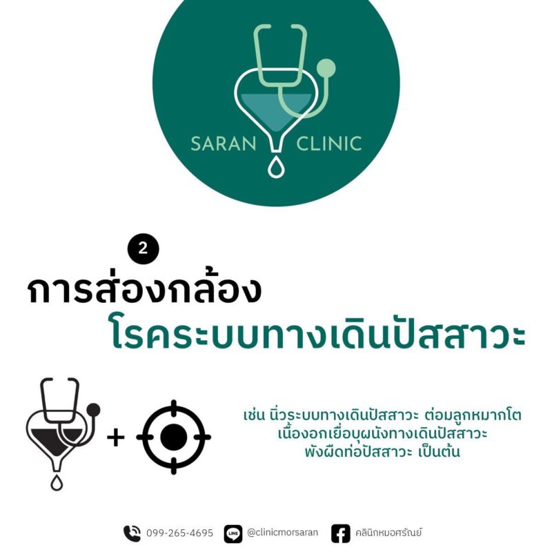 การส่องกล้องโรคระบบทางเดินปัสสาวะ