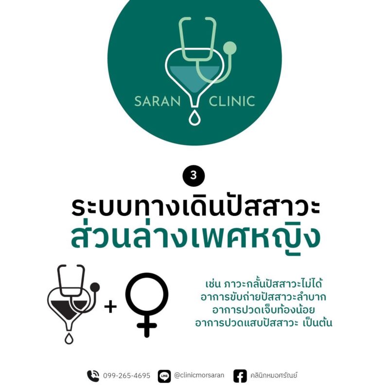 ระบบทางเดินปัสสาวะส่วนล่างเพศหญิง