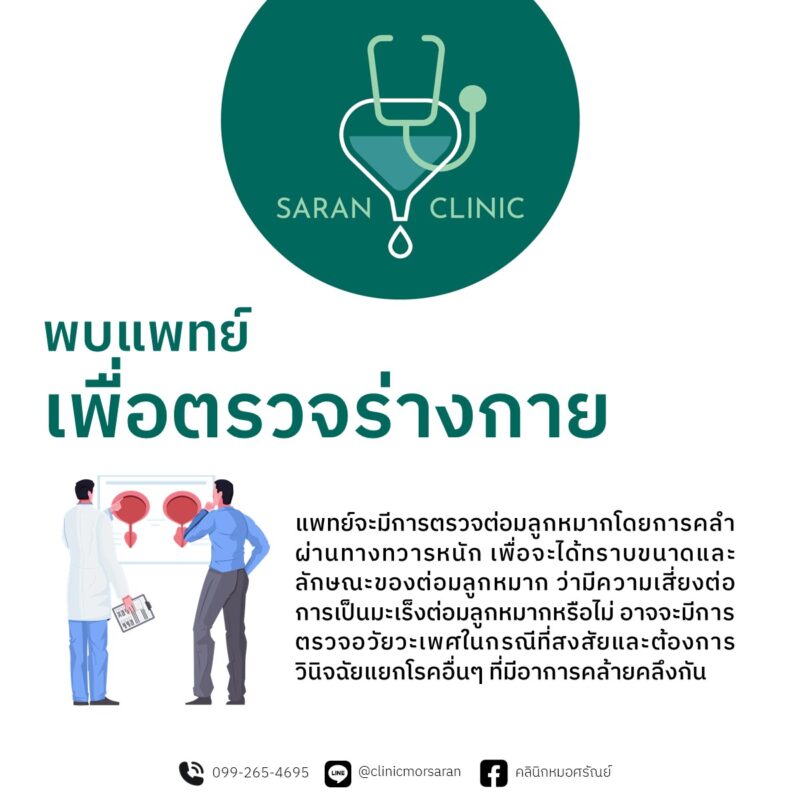 ควรพบแพทย์ ตรวจอาการต่อมลูกหมากโต